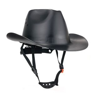 574139255 Full-Brim Cowboy Hard Hat with Goggles, ANSI-Certified Safety Helmet for Outdoor.