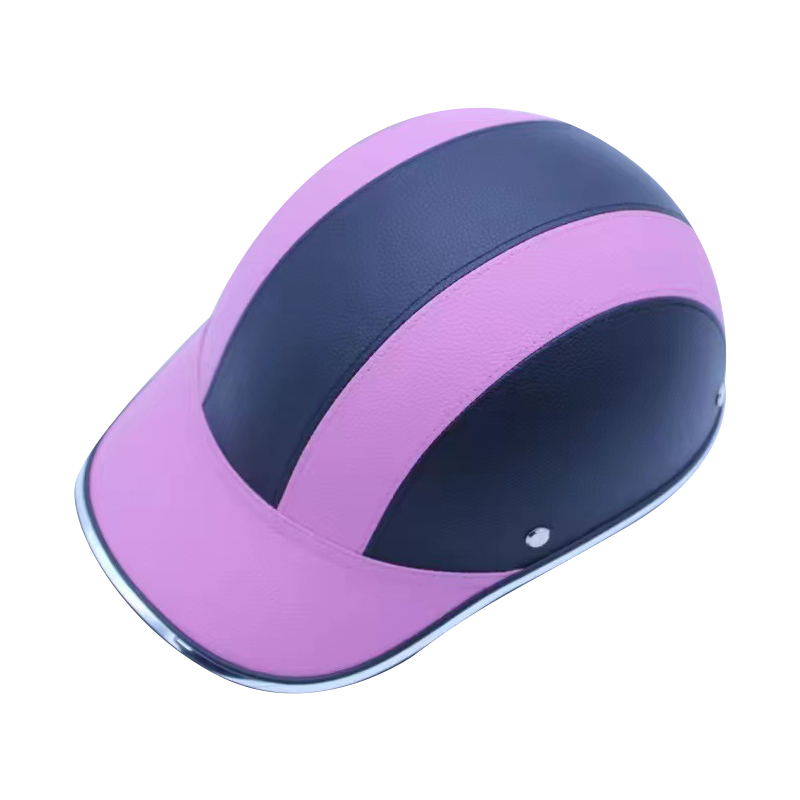 Motorcycle Helmet Summer Half Helmet Electric Car Leather Hat Men's and Women's Personality Baseball Leather Helmet - Image 14