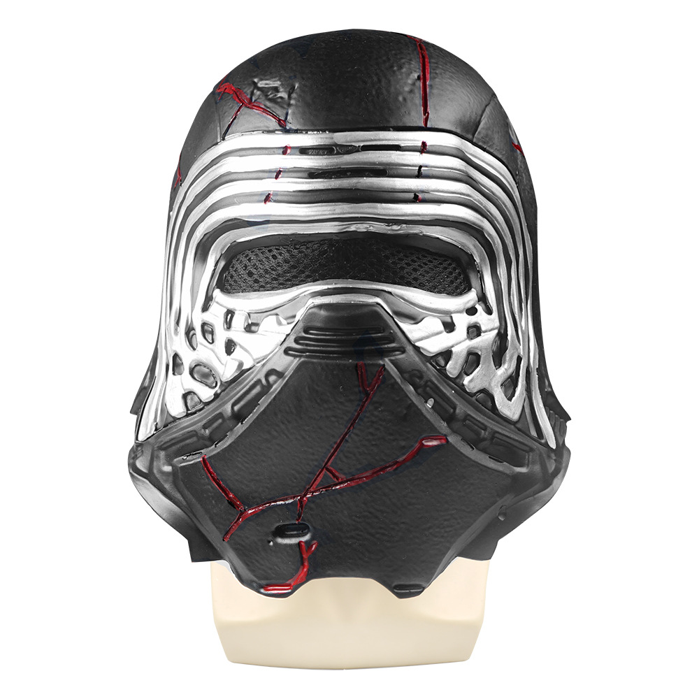 Star Wars Latex Mandalorian Mask Helmet Black Soldier White Soldier Latex Helmet Stage Performance Prop Helmet - Image 7