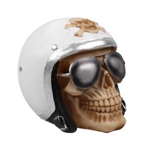 574139322 Helmet skull decoration home resin ornaments